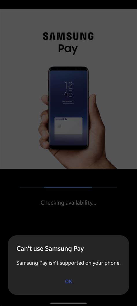 samsung pay is not supported on your phone